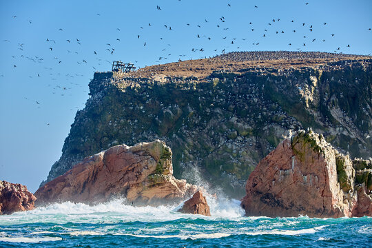 The Ballestas Islands, located off the coast of Paracas in Peru, are a stunning natural wonder often referred to as the "Poor Man's Galapagos." Known for their diverse wildlife