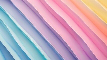 Fototapeta premium Pastel Dreams Seamless Gradient of Serene Color Harmony