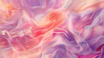 Obraz premium Whimsical Pastel Art Enchanting Brushstrokes and Dreamy Colors Bring Serenity to Life