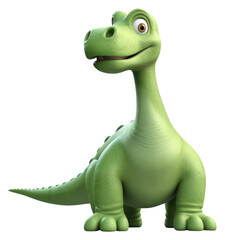 Fototapeta premium PNG Dinosaur reptile animal white background.