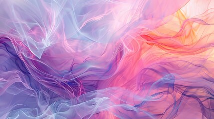 Pastel Dreams HighResolution Abstract Artwork with Flowing Brushstrokes in Soft Hues