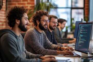 Creative Software Development Team in Office, Generative AI