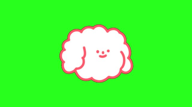 sheep face animation. reindeer,moose,bat ,sloth ,tortoise ,racon,chick pops out,panda,cow ,reindeer. 