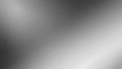 Abstract noisy background Charcoal Grey, Crisp White. Elegant gradient design with retro grainy texture waves
