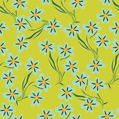 Abstract elegance pattern with floral background.