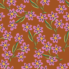 Abstract elegance pattern with floral background.