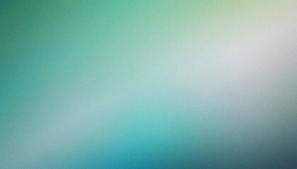 Blurred colored smoke on background Cyan, Grey, Green. Smooth grainy wave with sleek grainy gradient transitions