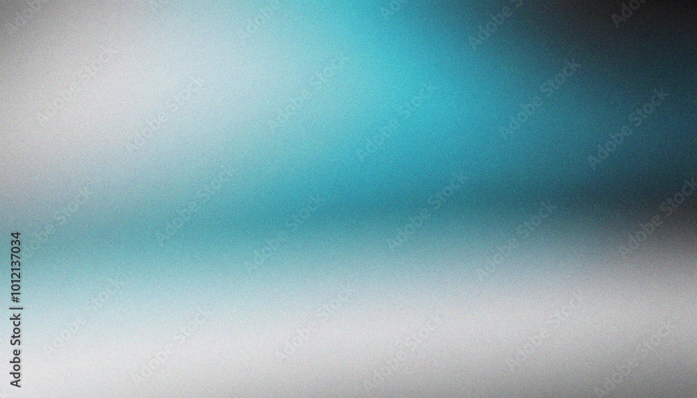 Canvas Prints blurred colors with noise texture effect cyan, grey, white, black. dynamic wave pattern with bold gr