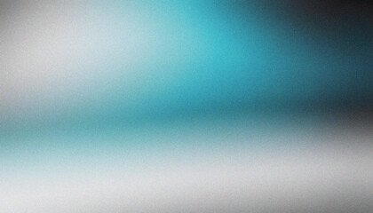 blurred colors with noise texture effect Cyan, Grey, White, Black. Dynamic wave pattern with bold grainy texture waves