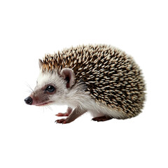 Fototapeta premium hedgehog ,isolated on white background , transparent png image