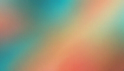 gradient background grainy noise texture effect smooth blurred landing page backdrop website header design Light Peachy Brown, Forest Green, Coral Pink, Bright Cyan. Dynamic grainy backdrop