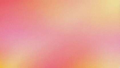 Fototapeta premium Blush Pink, Golden Yellow abstract curve. Vibrant grainy backdrop featuring elegant wave gradients