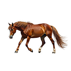 Obraz premium horse ,isolated on white background , transparent png image
