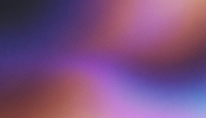 Brown, Purple, Black, Blue Abstract grainy banner background color flow grainy wave noise texture cover poster design copy space. Vibrant grainy flow featuring sleek gradient wave accents