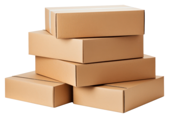 PNG Pile card board boxes cardboard carton white background.