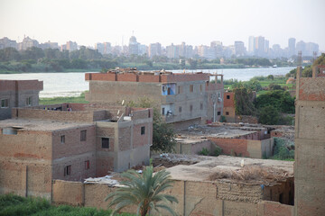 The Nile bank before sunset