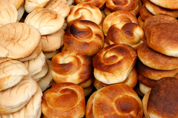 Variedad de pan dulce mexicano