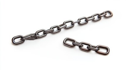 Obraz premium Single Metal Chain -- AI Generated
