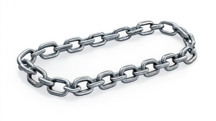 Fototapeta premium Single Metal Chain -- AI Generated