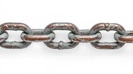 Obraz premium Single Metal Chain -- AI Generated