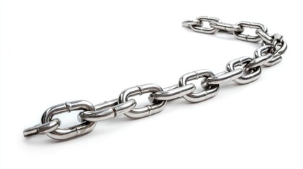 Obraz premium Single Metal Chain -- AI Generated