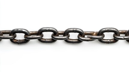 Obraz premium Pojedynczy łańcuch metalowy — wygenerowany przez sztuczną inteligencję