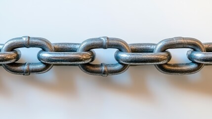 Obraz premium Single Metal Chain -- AI Generated