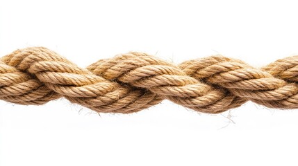 Obraz premium Tangled Jute Rope - AI Generated