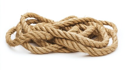 Tangled Jute Rope - AI Generated