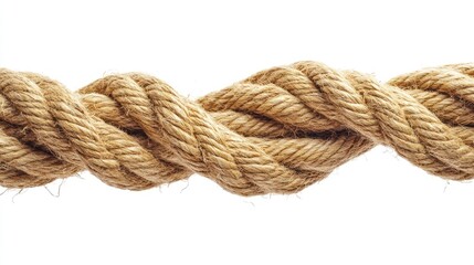 Tangled Jute Rope - AI Generated