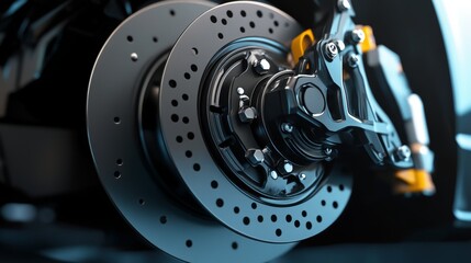 Advanced braking mechanisms of sports cars  a focus on front wheel brake systems