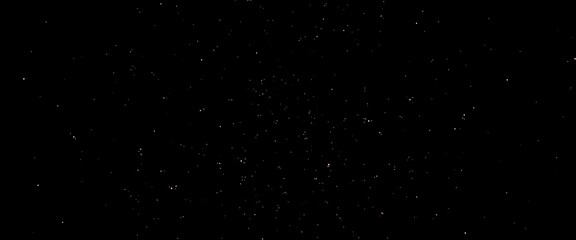 Fototapeta premium Starry sky, black background, distant stars, realistic photo effect, ultra-high definition resolution. The overall composition is simple and atmospheric, with small starlight shining in the dark night