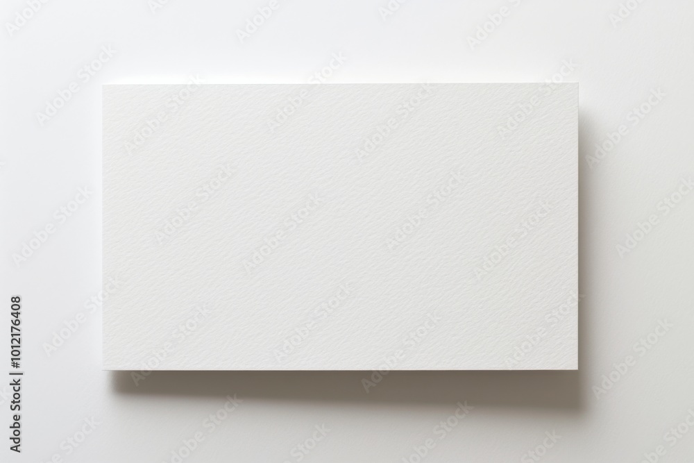 Poster stack of blank business cards on a grey background, mockup template for design presentations and bra