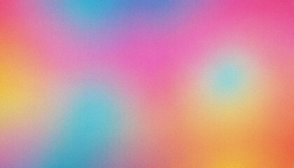 Grainy gradient background noise texture effect smooth blurred backdrop website Pink, Orange, Cyan, Yellow. Elegant flow pattern featuring sleek gradient glow effects