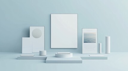 A versatile template for presenting your event branding ideas, with mockups of banners, posters, and tickets for festivals and conferences.