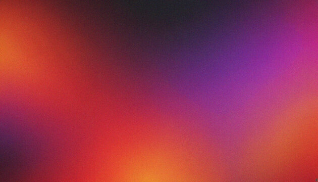 grainy summer background noise texture banner header poster retro design Red, Orange, Purple, Black. Bold color wave with vibrant grainy gradients