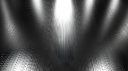Obraz premium Abstract Black and White Striped Background with Bright Lights