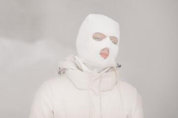 White balaclava