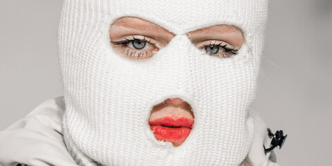White balaclava