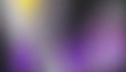 Grey, Black, Purple, Yellow futuristic banner website header design. Sleek grainy wave with vibrant grainy wave transitions