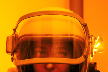 Cosmonaut helmet