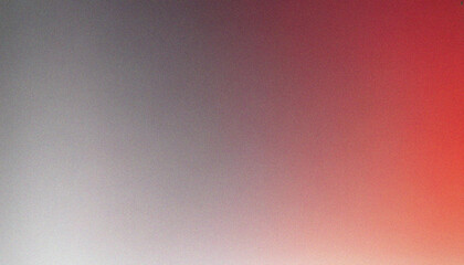 Grey, Red glowing grainy gradient abstract wave on background. Sleek grainy wave with smooth flowing grainy gradients