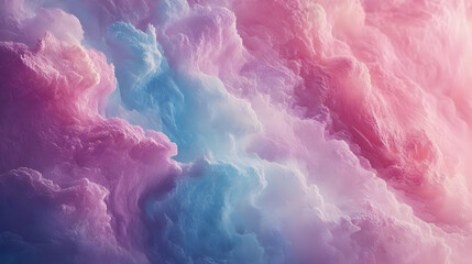 Fototapeta premium Abstract 3D Purple and Blue Cloud Background