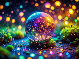 Ethereal Luminescent Glow in Dark Environments Creating a Magical and Enchanting Atmosphere