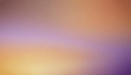 Obraz premium minimal grunge banner header poster cover backdrop design Taupe, Light Peachy Brown, Smoky Purple, Mustard Yellow. Dynamic grainy banner with bold grainy wave textures