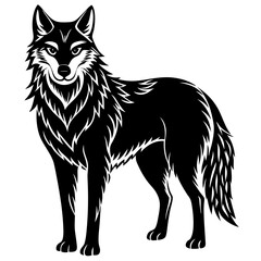 wolf vector illustration