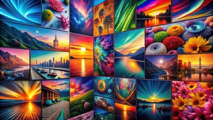 Fototapeta premium Exploring the Concept of Different Meanings in Art and Communication through Abstract Visuals