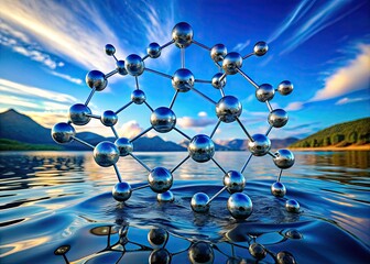 Exploring the Molecular Geometry of Water H2O: Understanding Bond Angles and Shape Visualization