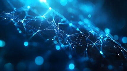 Glowing Digital Energy: Futuristic Explosions and Starry Network Designs