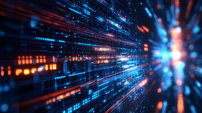 Futuristic Technology and Digital Data Designs: Light and Motion in the Cyber World